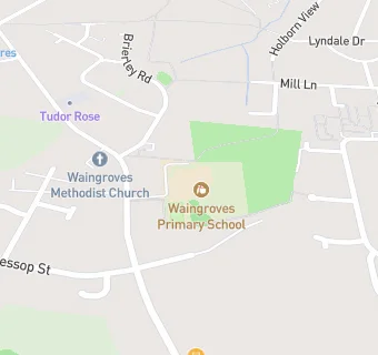 map for Waingroves Primary School