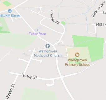 map for Waingroves Primary School