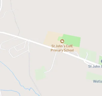 map for ST JOHNS C.E. (C) PRIMARY SCHOOL