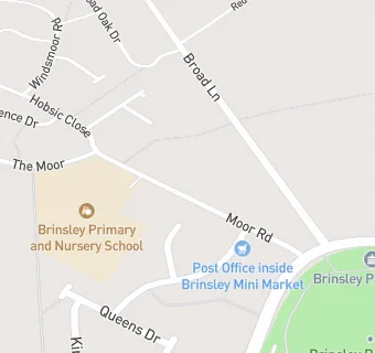 map for Brinsley County Primary School