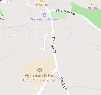 map for Wybunbury Delves Out of School Care Club