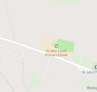 map for St John's CofE Primary School