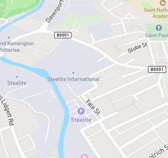 map for Steelite International