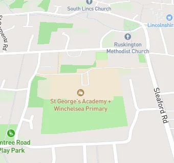 map for Coteland's School Ruskington