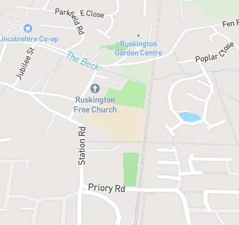 map for Ruskington Chestnut Street CofE Primary School