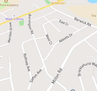 map for Abbotts Drive Convenience Store