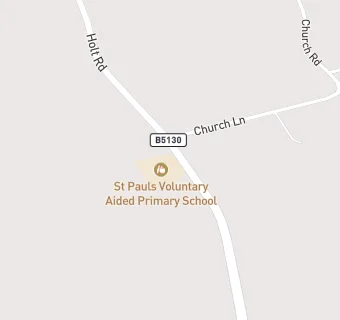 map for St Pauls Voluntary Aided Primary School