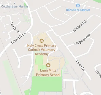 map for Holy Cross Primary School