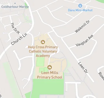 map for Holy Cross Primary Catholic Voluntary Academy