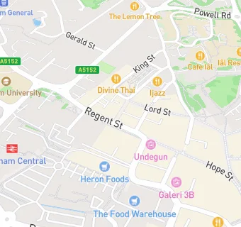 map for Greggs