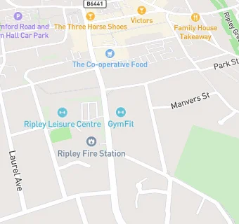 map for Ripley Medical Centre