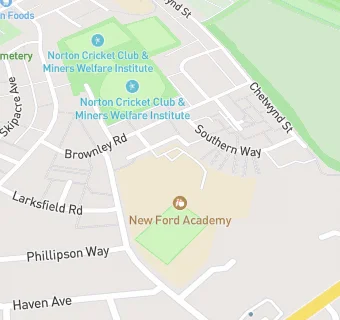 map for New Ford Primary School