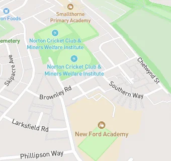 map for New Ford Academy Primary