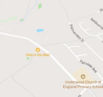 map for Underwood Church of England Primary School