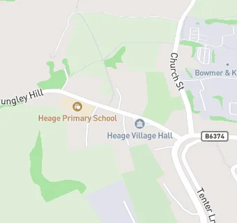 map for Heage Out Of School Club