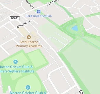 map for Smallthorne Primary Breakfast Club