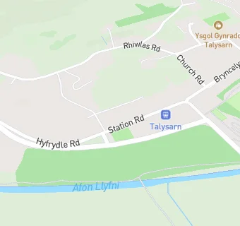 map for Cylch Meithrin Talysarn