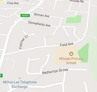 map for Hillside Primary School