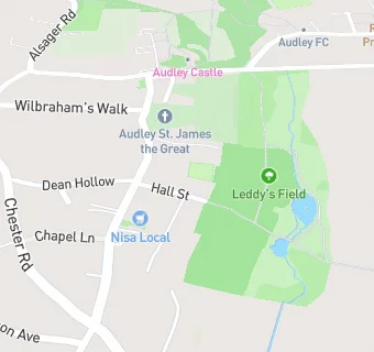 map for AUDLEY THEATRE