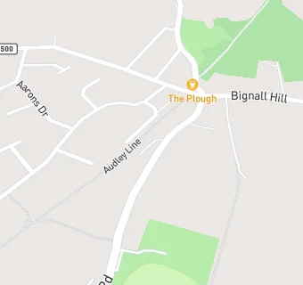 map for BIGNALL END CRICKET CLUB AND MINERS INSTITUTE