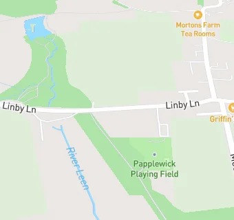 map for Papplewick & Linby Village Inst.