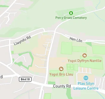 map for Ysgol Dyffryn Nantlle