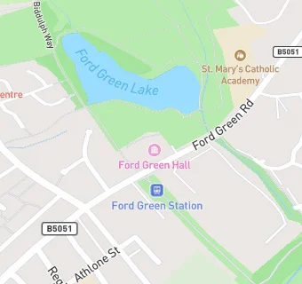 map for Ford Green Hall