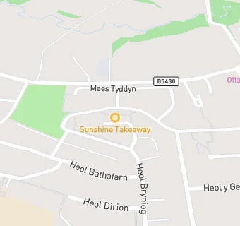 map for Sunshine Takeaway