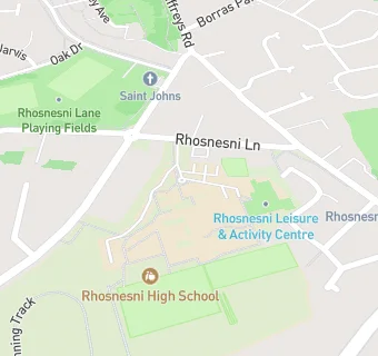 map for Ysgol Rhosnesni