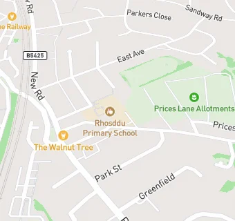 map for Rhosddu Primary School