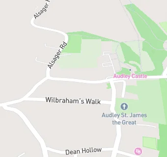 map for AUDLEY & DISTRICT COMMUNITY CENTRE