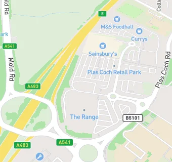 map for Sainsbury's Supermarket Petrol Filling Station