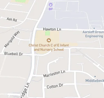 map for Christ Church C Of E Primary School