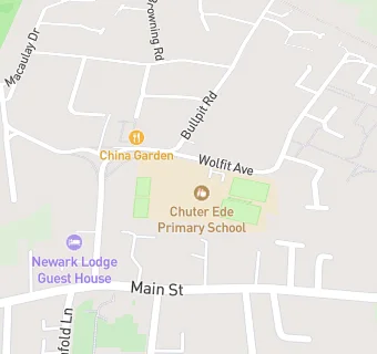 map for Chuter Ede Primary School