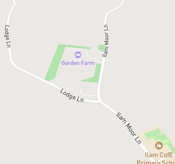 map for EDWARDS AND WARD @ ILAM C OF E (VA) PRIMARY SCHOOL