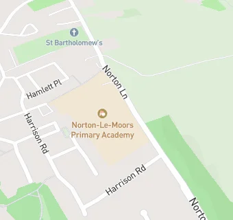 map for Norton Primary School