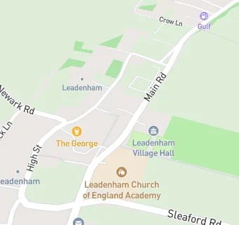 map for Leadenham CE Primary Academy