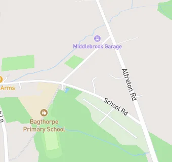 map for Selston  Bagthorpe Primary School