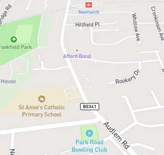 map for St Annes R C Primary School