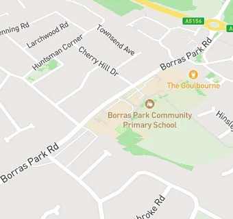 map for Borras Park Infants School