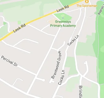 map for Greenways Primary