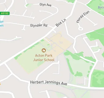 map for Acton Park Infants School