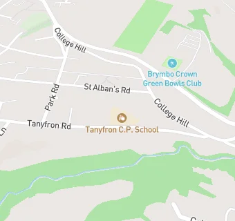 map for Tanyfron Primary School