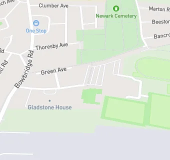 map for Gladstone House