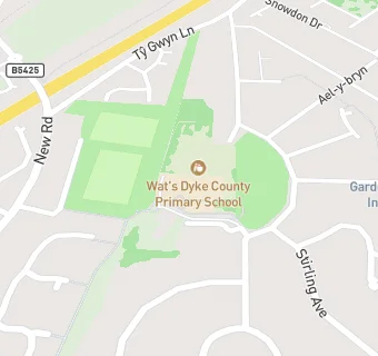 map for Wat's Dyke C.P. School