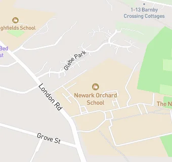 map for Newark Orchard School