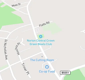 map for Norton Central Social Club