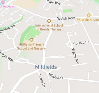 map for Millfields Rise N Shine Club