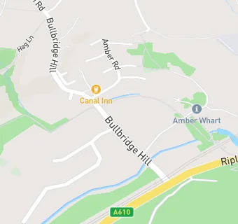 map for Canal Inn Bullbridge