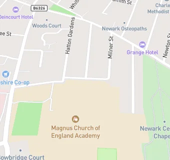 map for Magnus Church of England Academy